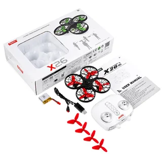 Радиоуправляемый квадрокоптер Syma X26 красный RTF 2.4G — фото 13