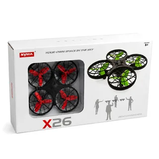 Радиоуправляемый квадрокоптер Syma X26 красный RTF 2.4G — фото 15