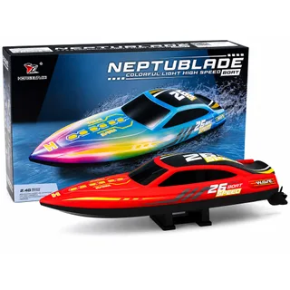 Радиоуправляемый катер NeptuBlade (25 км/ч, 32 см, 30 мин, 7 видов подсветки) — фото 15