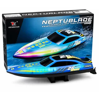Радиоуправляемый катер NeptuBlade (25 км/ч, 32 см, 30 мин, 7 видов подсветки) — фото 15