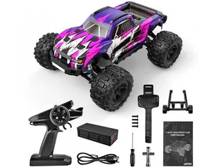 Радиоуправляемый монстр MJX Hyper Go H16H (фиолетовый) 4WD 2.4G LED GPS 1/16 RTR — фото 10