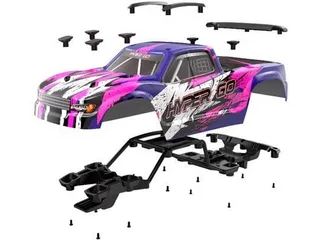 Радиоуправляемый монстр MJX Hyper Go H16H (фиолетовый) 4WD 2.4G LED GPS 1/16 RTR — фото 11