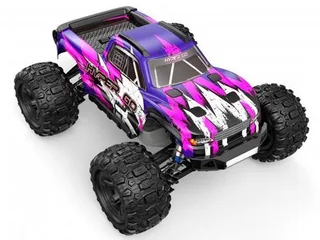 Радиоуправляемый монстр MJX Hyper Go H16H (фиолетовый) 4WD 2.4G LED GPS 1/16 RTR — фото 2