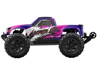 Радиоуправляемый монстр MJX Hyper Go H16H (фиолетовый) 4WD 2.4G LED GPS 1/16 RTR — фото 4
