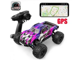 Радиоуправляемый монстр MJX Hyper Go H16H (фиолетовый) 4WD 2.4G LED GPS 1/16 RTR — фото 9
