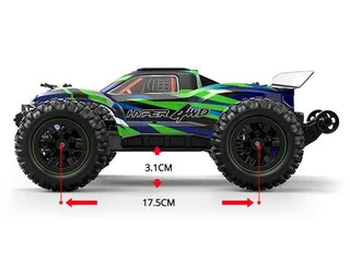 Радиоуправляемый монстр MJX Hyper Go 16108 (зеленый) 4WD 2.4G LED 1/16 RTR — фото 7