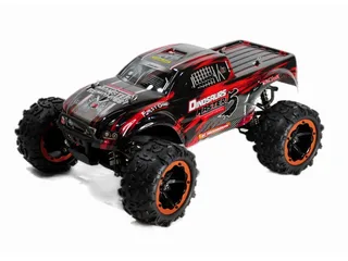 Радиоуправляемый монстр Remo Hobby Dinosaurs Master TWINS MOTOR UPGRADE (красный) 4WD 2.4G 1/8 RTR — фото 2