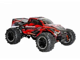 Радиоуправляемый монстр Remo Hobby Dinosaurs Master Brushless UPGRADE PLUS красный 4WD 2.4G 1/8 RTR — фото 2