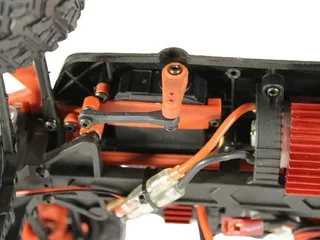 Радиоуправляемый монстр Remo Hobby SMAX UPGRADE V2.0 (красный) 4WD 2.4G 1/16 RTR — фото 11
