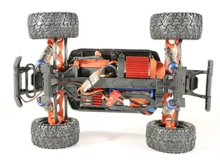 Радиоуправляемый монстр Remo Hobby SMAX UPGRADE V2.0 (красный) 4WD 2.4G 1/16 RTR — фото 7