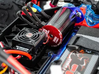 Радиоуправляемый монстр Remo Hobby Dinosaurs Master Brushless UPGRADE (красный) 4WD 2.4G 1/8 RTR — фото 10