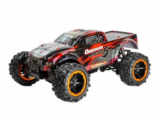 Радиоуправляемый монстр Remo Hobby Dinosaurs Master Brushless UPGRADE (красный) 4WD 2.4G 1/8 RTR — фото 2