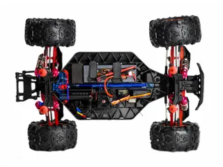 Радиоуправляемый монстр Remo Hobby Dinosaurs Master Brushless UPGRADE (красный) 4WD 2.4G 1/8 RTR — фото 6