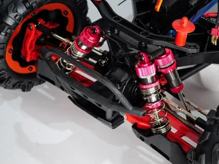 Радиоуправляемый монстр Remo Hobby Dinosaurs Master Brushless UPGRADE (красный) 4WD 2.4G 1/8 RTR — фото 7