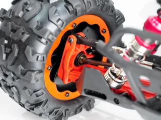 Радиоуправляемый монстр Remo Hobby Dinosaurs Master Brushless UPGRADE (красный) 4WD 2.4G 1/8 RTR — фото 8