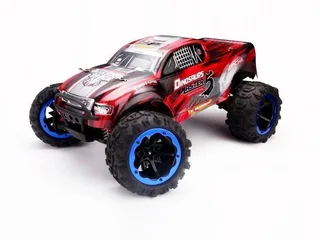 Радиоуправляемый монстр Remo Hobby Dinosaurs Master TWINS MOTOR (красный) 4WD 2.4G 1/8 RTR — фото 2