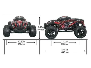 Радиоуправляемый монстр Remo Hobby MMAX (красный) 4WD 2.4G 1/10 RTR — фото 15