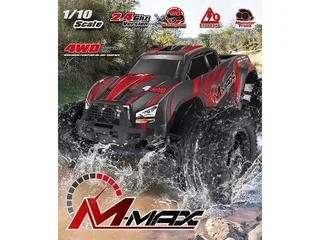 Радиоуправляемый монстр Remo Hobby MMAX (красный) 4WD 2.4G 1/10 RTR — фото 3
