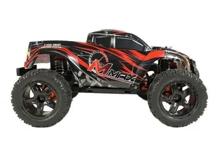 Радиоуправляемый монстр Remo Hobby MMAX Brushless UPGRADE (красный) 4WD 2.4G 1/10 RTR — фото 12