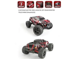 Радиоуправляемый монстр Remo Hobby MMAX Brushless (красный) 4WD 2.4G 1/10 RTR — фото 3