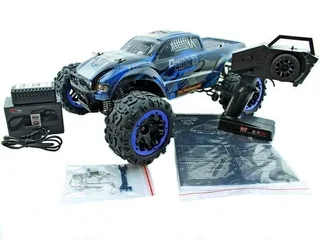 Радиоуправляемый монстр Remo Hobby Dinosaurs Master TWINS MOTOR (синий) 4WD 2.4G 1/8 RTR — фото 12