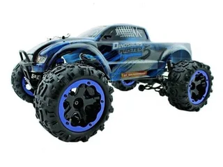 Радиоуправляемый монстр Remo Hobby Dinosaurs Master TWINS MOTOR (синий) 4WD 2.4G 1/8 RTR — фото 3