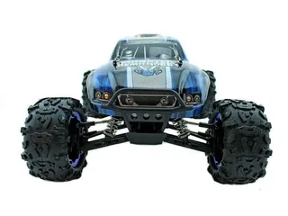 Радиоуправляемый монстр Remo Hobby Dinosaurs Master TWINS MOTOR (синий) 4WD 2.4G 1/8 RTR — фото 4