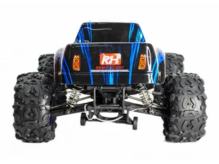 Радиоуправляемый монстр Remo Hobby Dinosaurs Master Brushless (синий) 4WD 2.4G 1/8 RTR — фото 4