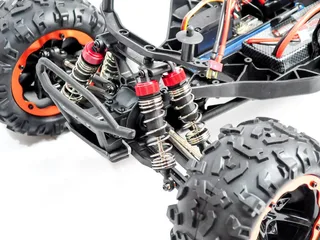 Радиоуправляемый монстр Remo Hobby Dinosaurs Master Brushless (синий) 4WD 2.4G 1/8 RTR — фото 7