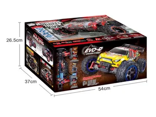 Радиоуправляемая трагги Remo Hobby EVO-R TWINS MOTOR UPGRADE (красная) 4WD 2.4G 1/8 RTR — фото 4