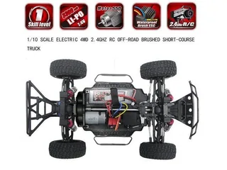 Радиоуправляемый шорт-корс Remo Hobby EX3 (красный) 4WD 2.4G 1/10 RTR — фото 2