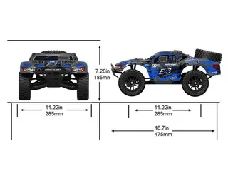 Радиоуправляемый шорт-корс Remo Hobby EX3 (красный) 4WD 2.4G 1/10 RTR — фото 7