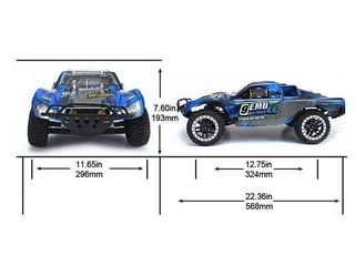 Радиоуправляемый шорт-корс Remo Hobby 9EMU (красный) 4WD 2.4G 1/8 RTR — фото 16