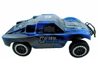 Радиоуправляемый шорт-корс Remo Hobby 9EMU TWINS MOTOR (синий) 4WD 2.4G 1/8 RTR — фото 2