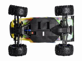 Радиоуправляемая трагги Remo Hobby EVO-R Brushless (красная) 4WD 2.4G 1/8 RTR — фото 3