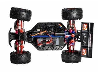 Радиоуправляемая трагги Remo Hobby EVO-R Brushless UPGRADE (красная) 4WD 2.4G 1/8 RTR — фото 6