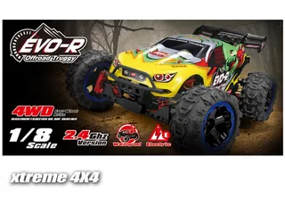 Радиоуправляемая трагги Remo Hobby EVO-R TWINS MOTOR (зеленая) 4WD 2.4G 1/8 RTR — фото 5