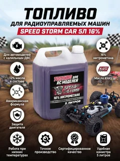 Топливо для машин Speed Storm Car 5л 16%