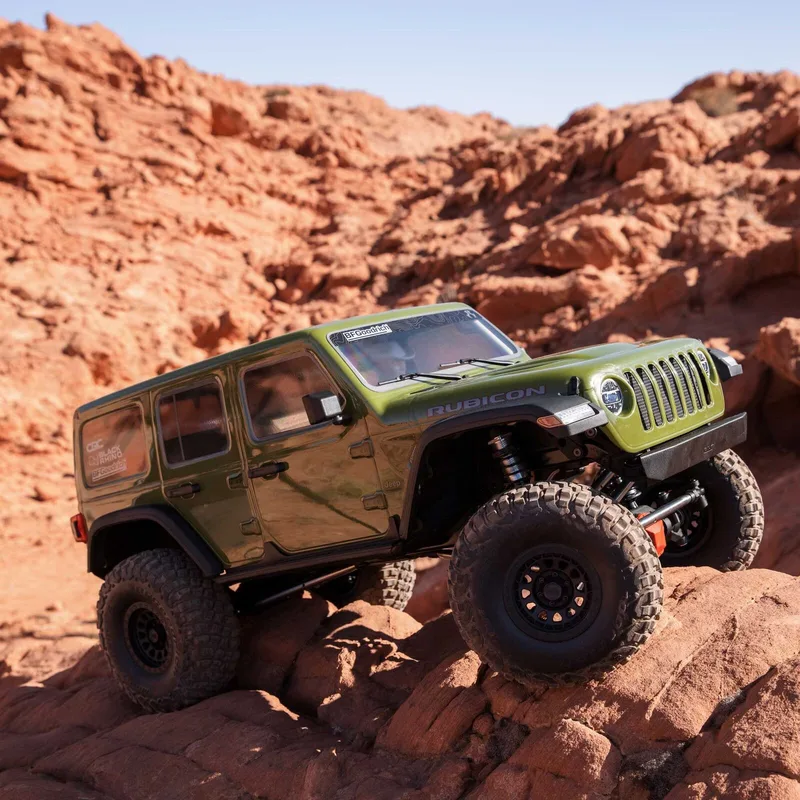 Радиоуправляемый краулер Axial SCX6 Jeep JLU Wrangler 1:6 Brushless 4WD RTR, зелёный
