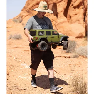 Радиоуправляемый краулер Axial SCX6 Jeep JLU Wrangler 1:6 Brushless 4WD RTR, зелёный — фото 20