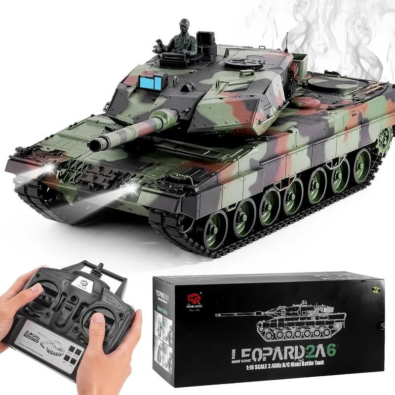 Радиоуправляемый танк Heng Long Leopard 2A6 V7.0 1:16