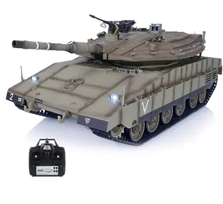 Танк Heng Long Merkava MK4 S version V7.0 масштаб 1:16 2.4G - 3958-1Upg V7.0