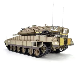 Радиоуправляемый танк Heng Long Merkava MK4 S version V7.0 масштаб 1:16 2.4G - 3958-1Upg V7.0 — фото 3