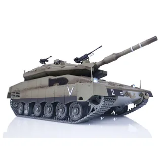Радиоуправляемый танк Heng Long Merkava MK4 PRO V7.0 масштаб 1:16 2.4G - 3958-1PRO V7.0 — фото 5