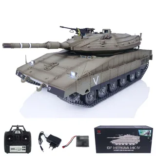 Радиоуправляемый танк Heng Long Merkava MK4 PRO V7.0 масштаб 1:16 2.4G - 3958-1PRO V7.0 — фото 7