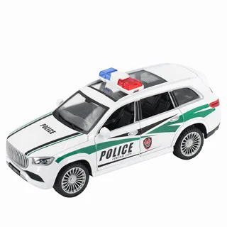 Радиоуправляемая металлическая полицейская машина Maybach GLS 1:22 — фото 2