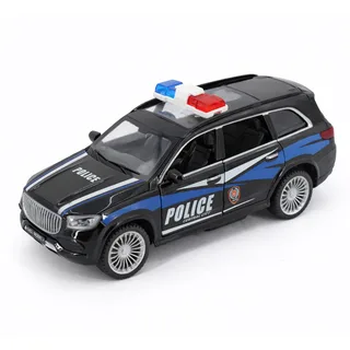 Радиоуправляемая металлическая полицейская машина Maybach GLS 1:22 — фото 2