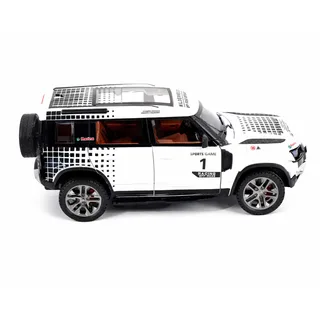 Радиоуправляемая металлическая машина Land Rover Defender 1:22 — фото 9