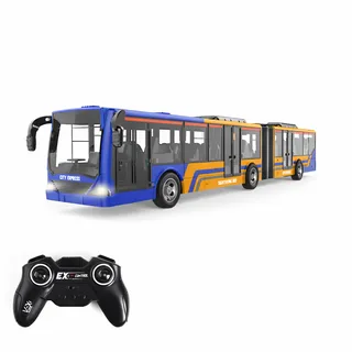 Автобус с гармошкой (синий)