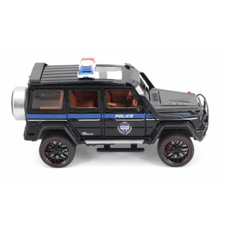 Радиоуправляемая металлическая полицейская машина Mercedes G500 1:22 — фото 6